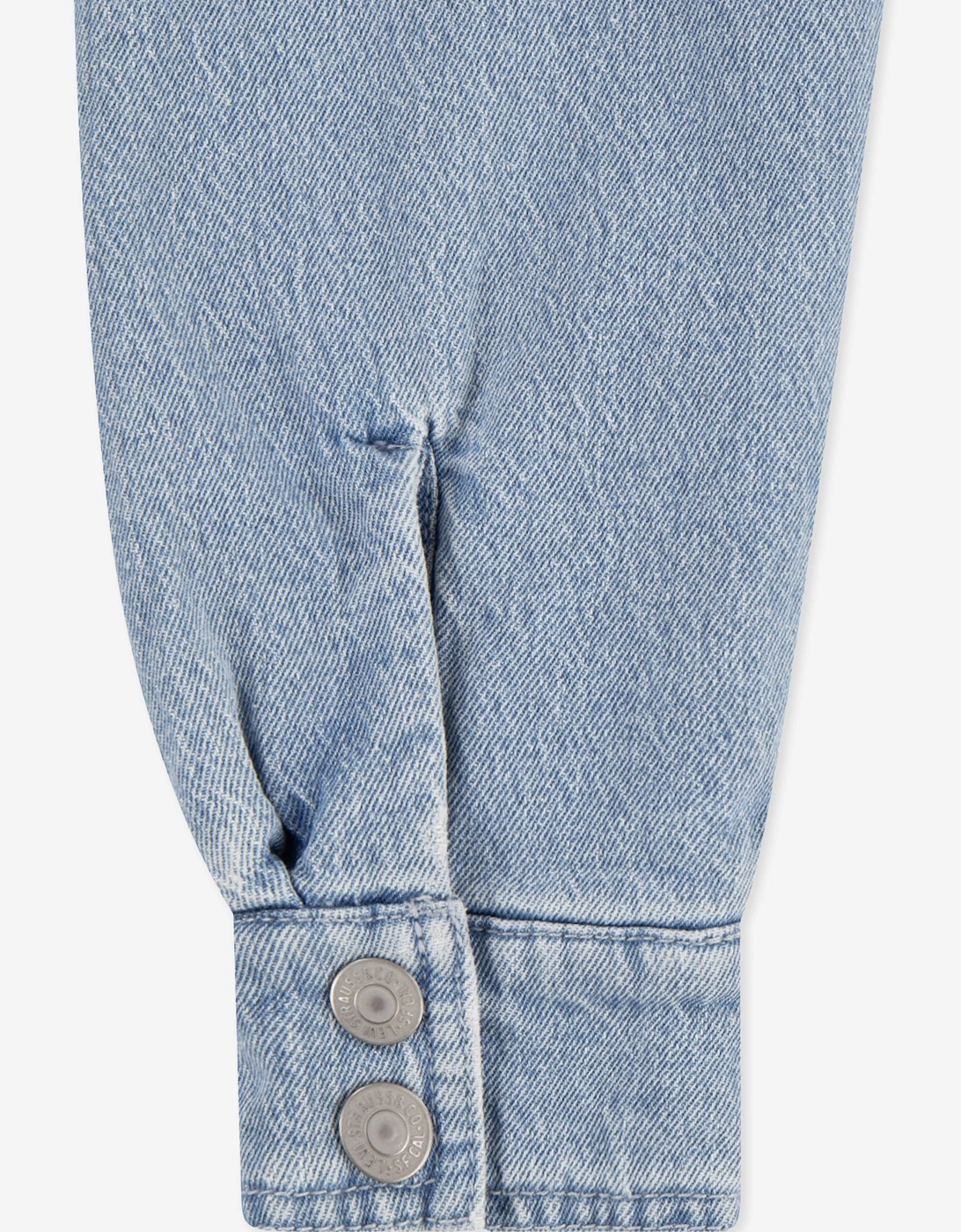 Girls Retro Denim Trucker Jacket in Blue