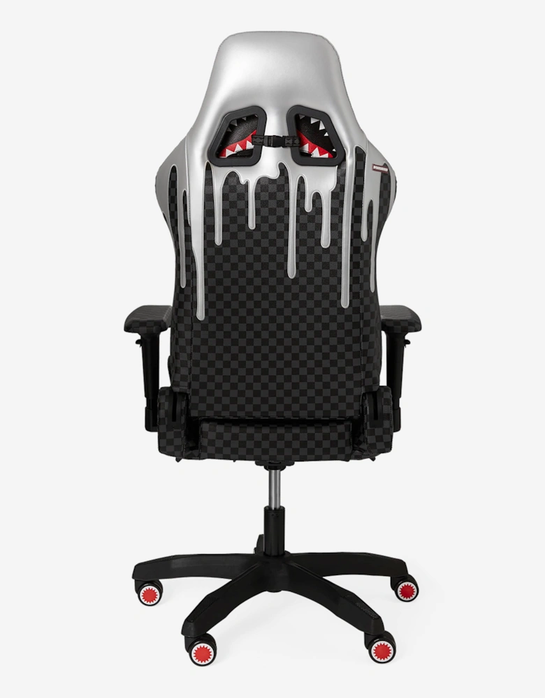 Kids Platinum Drips Shark Chair in Black (H:132.5 cm W:71 cm)