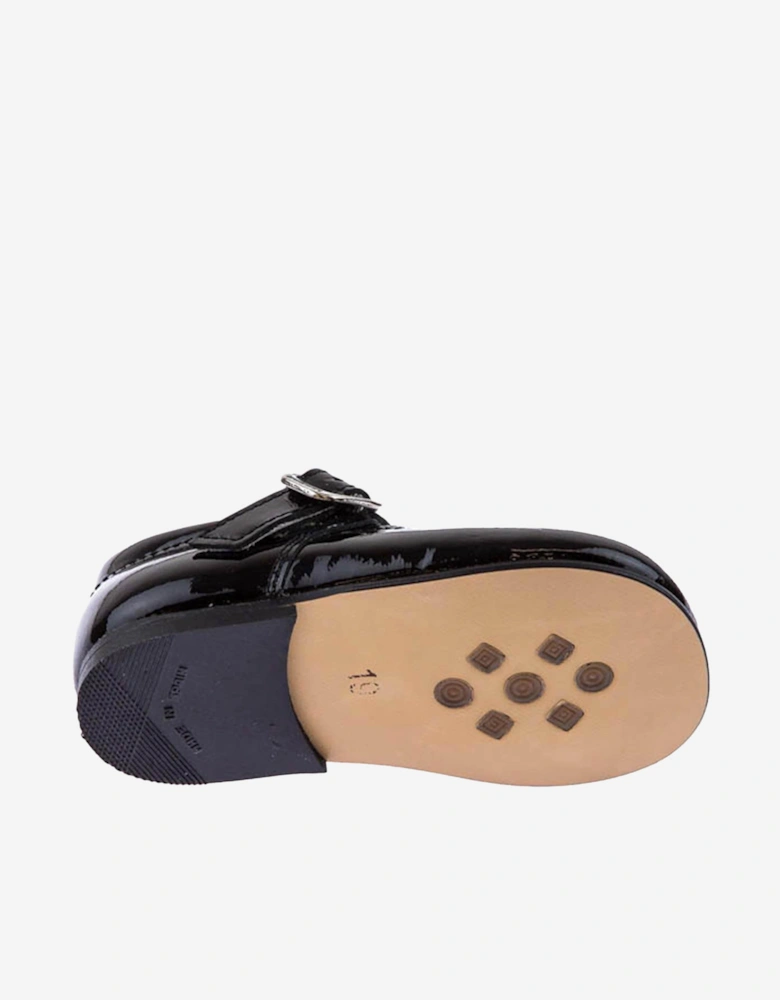 Girls Patent Leather Mary Jane Shoes in Black
