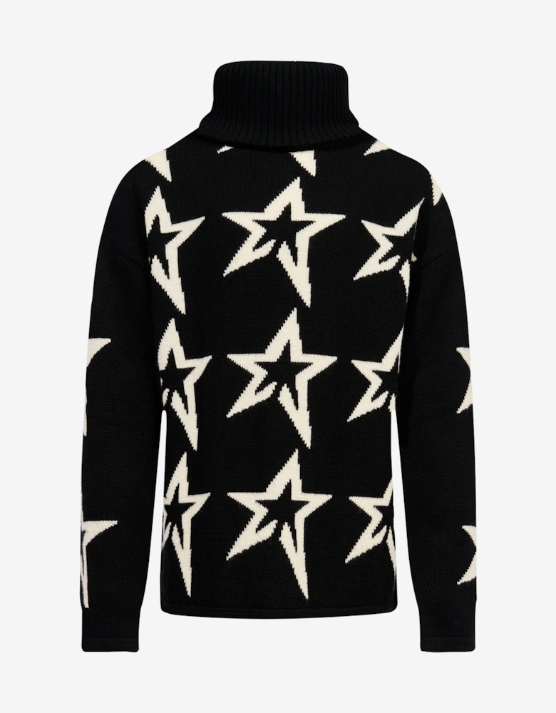 Girls Stardust Jumper in Black