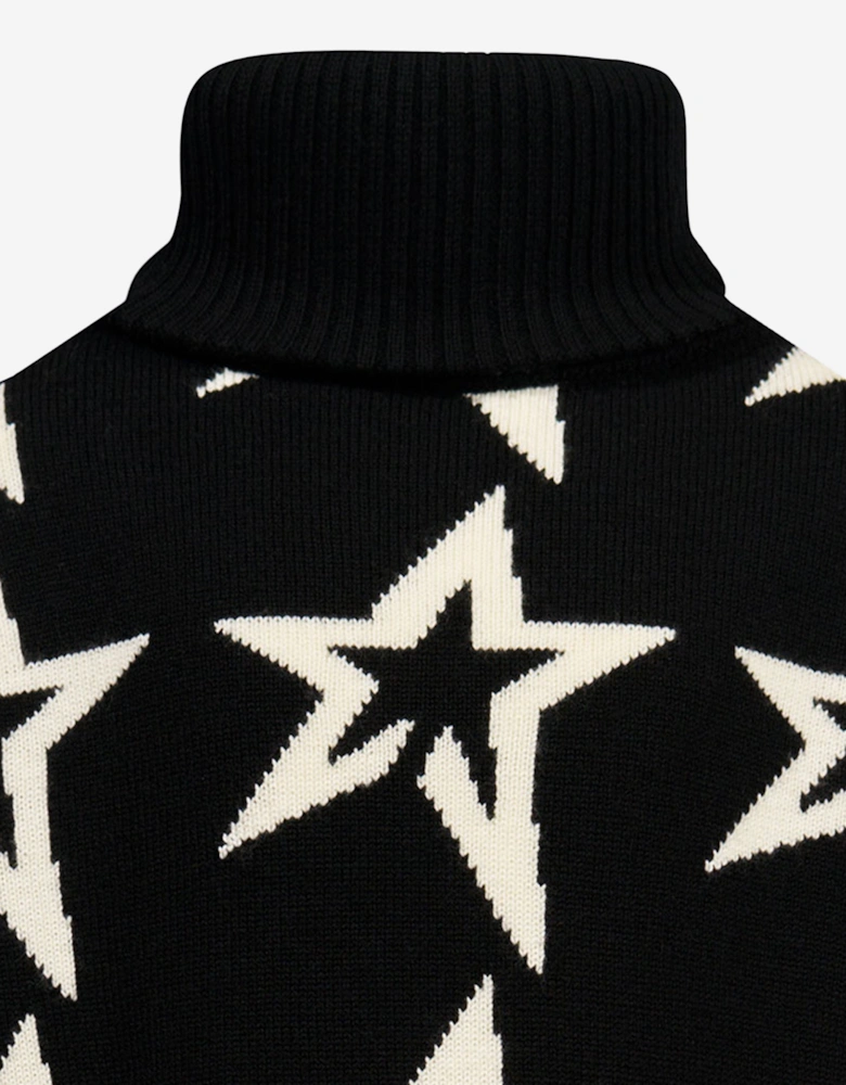 Girls Stardust Jumper in Black