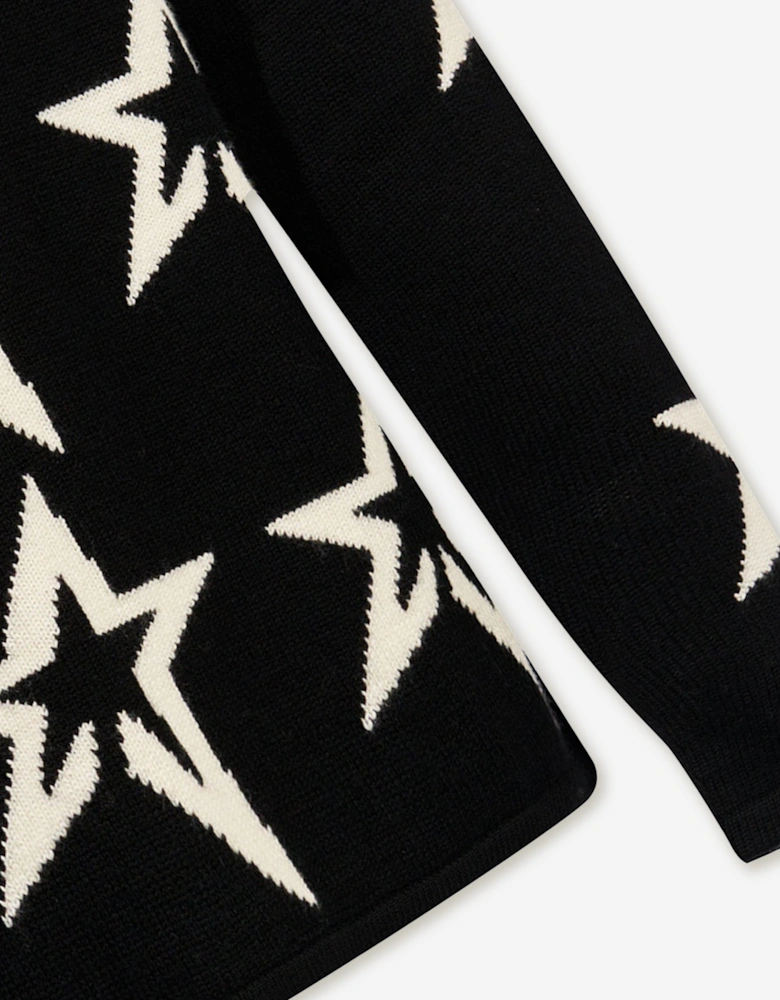 Girls Stardust Jumper in Black