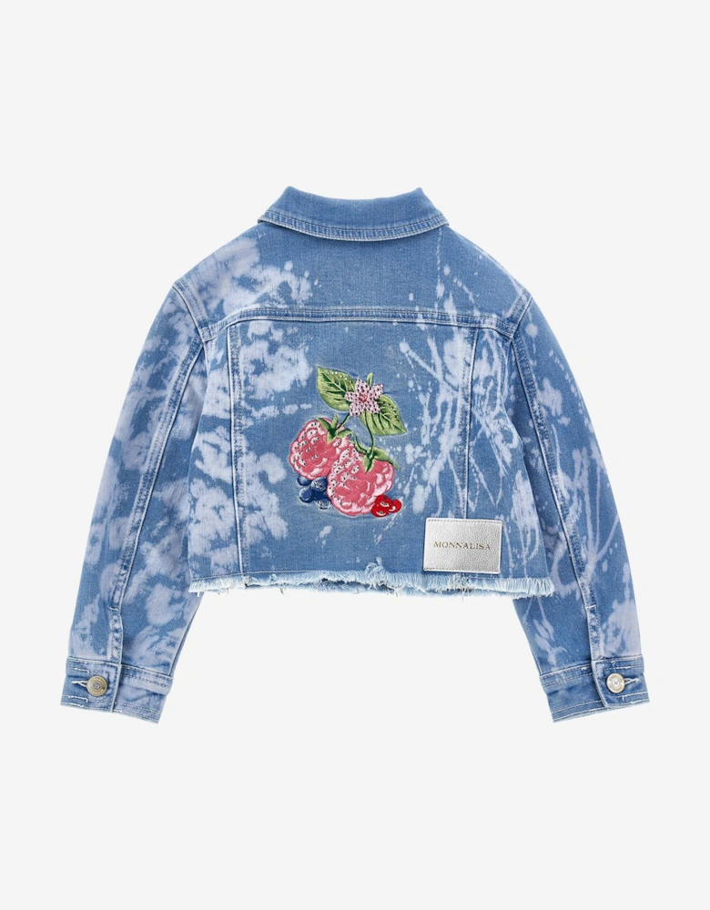 Girls Denim Jacket in Blue