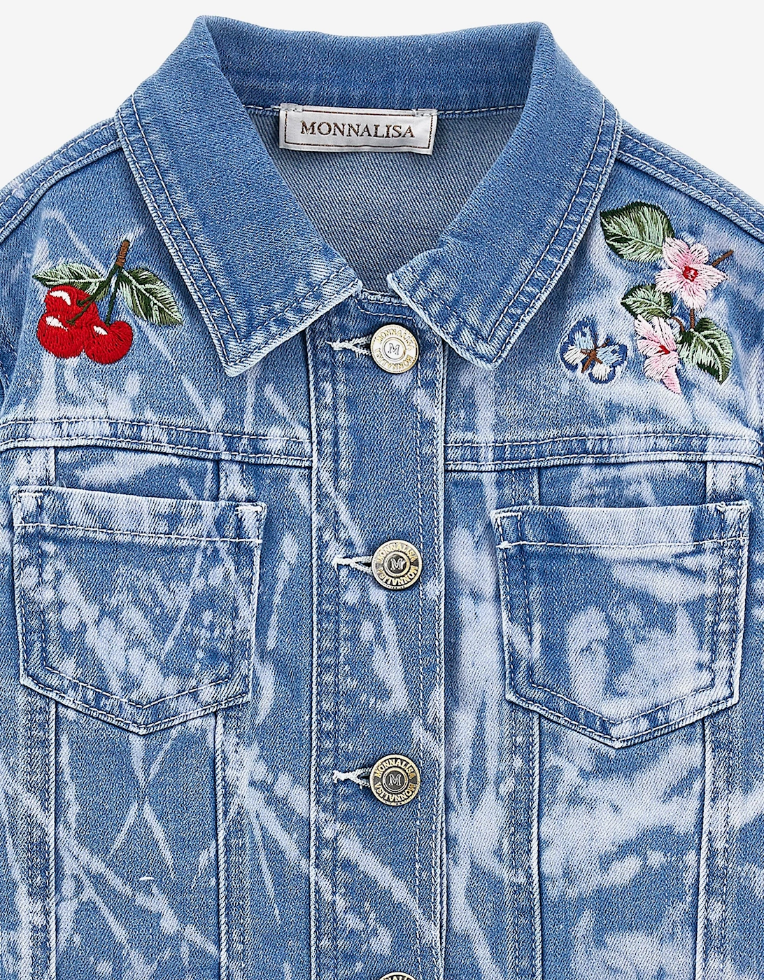Girls Denim Jacket in Blue