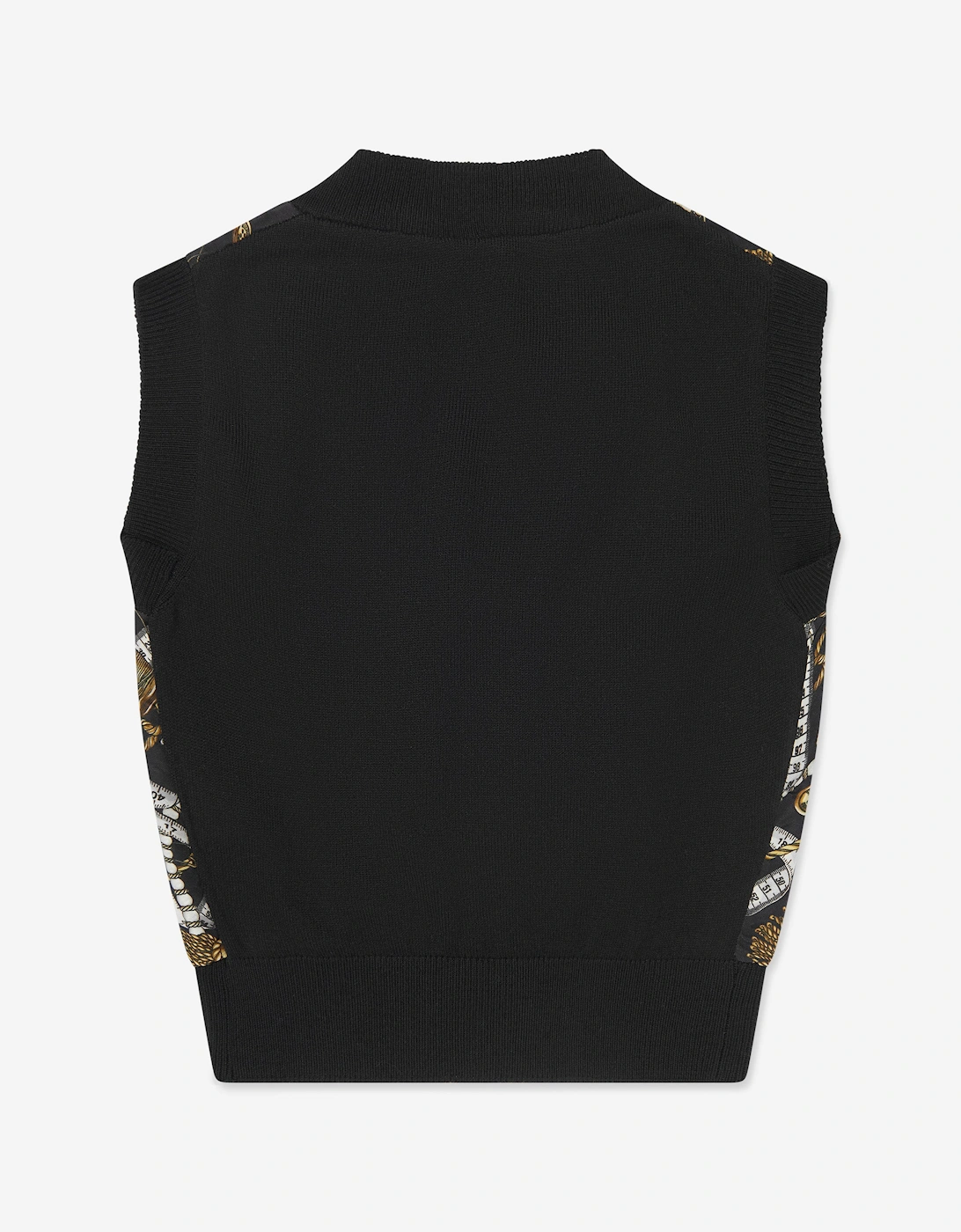 Girls Wool Knitted Gilet in Black