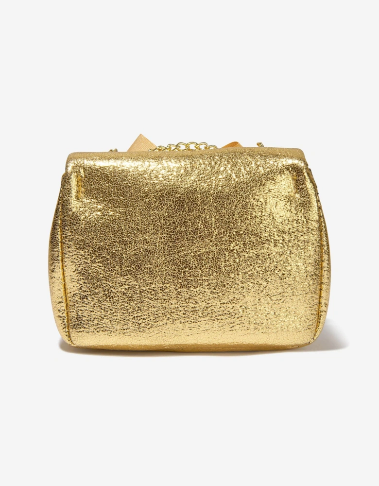 Angels Face Girls Skyla Metallic Shoulder Bag in Gold