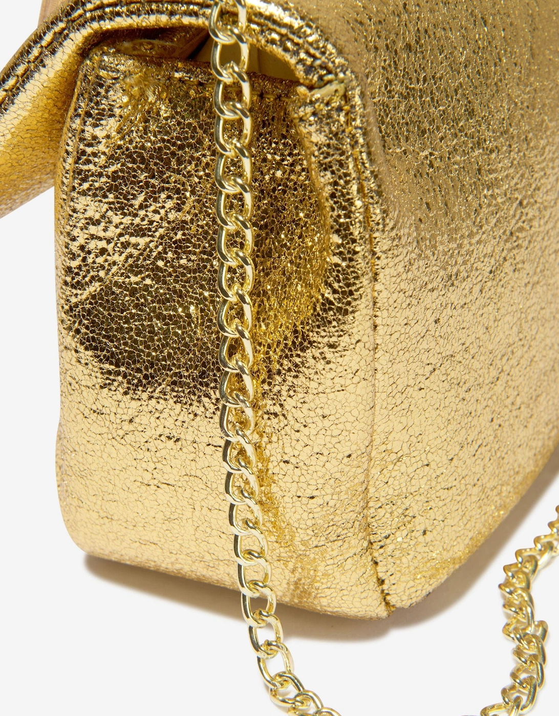 Angels Face Girls Skyla Metallic Shoulder Bag in Gold