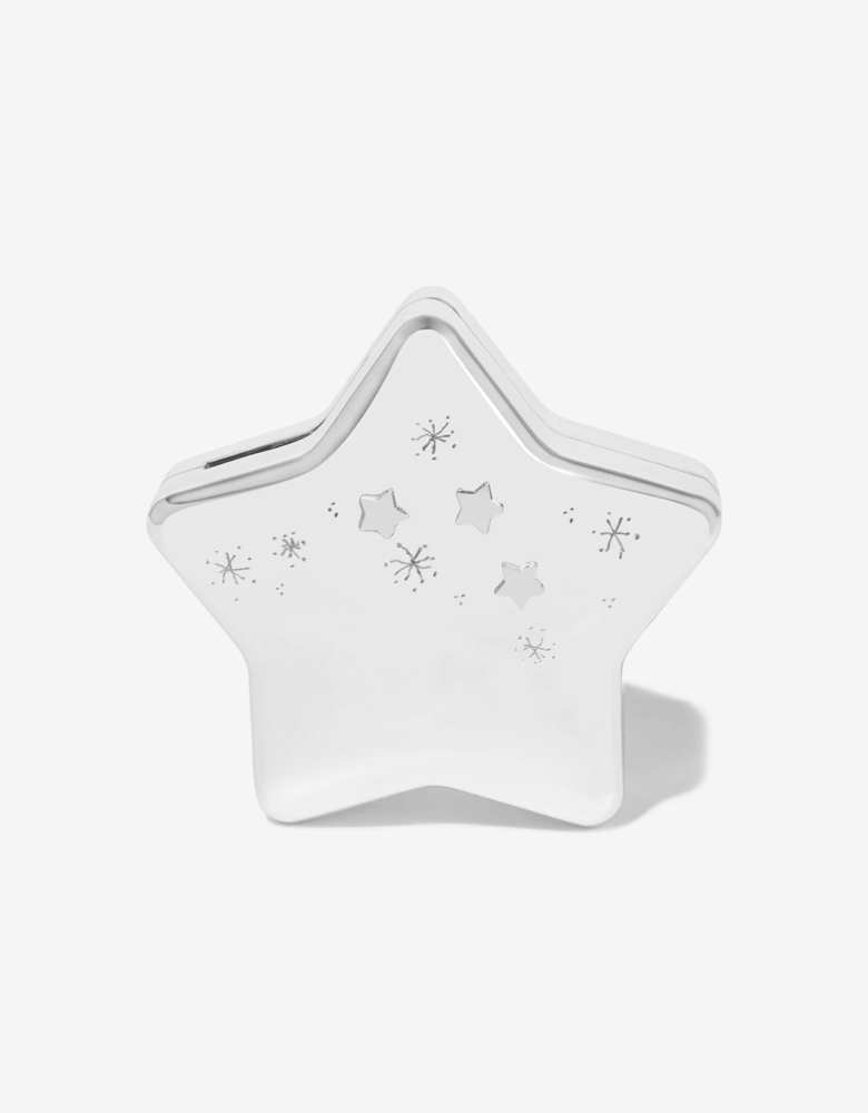 Baby Star Money Box in Silver