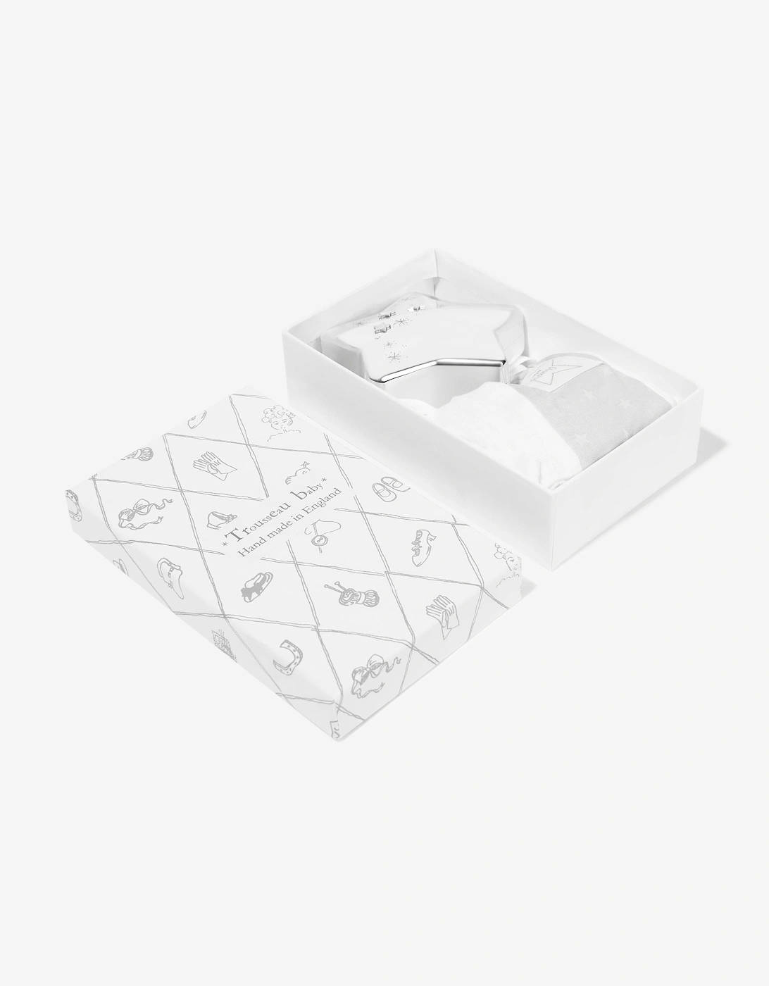Baby Star Money Box in Silver