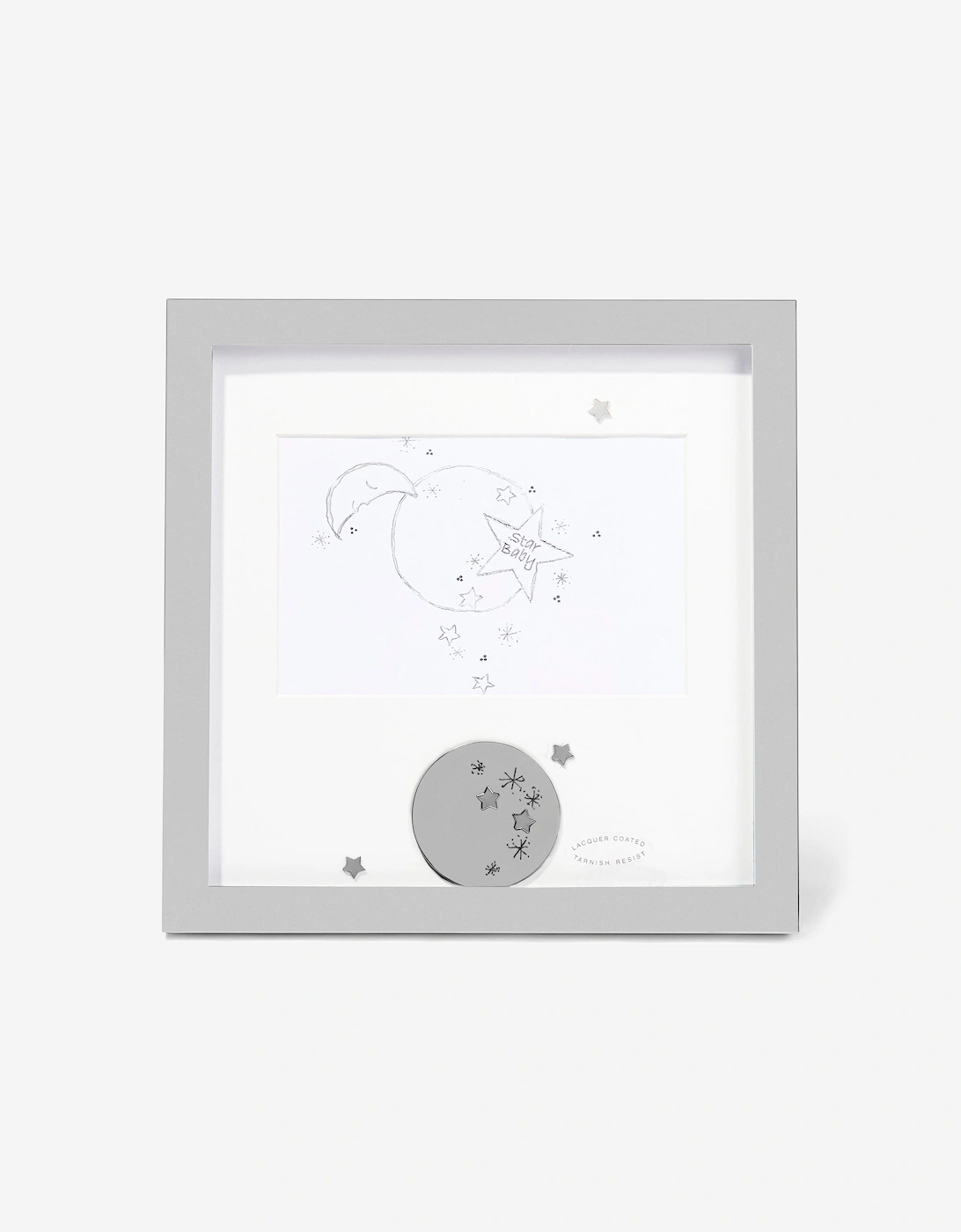 Baby Star Box Frame in Silver, 6 of 5