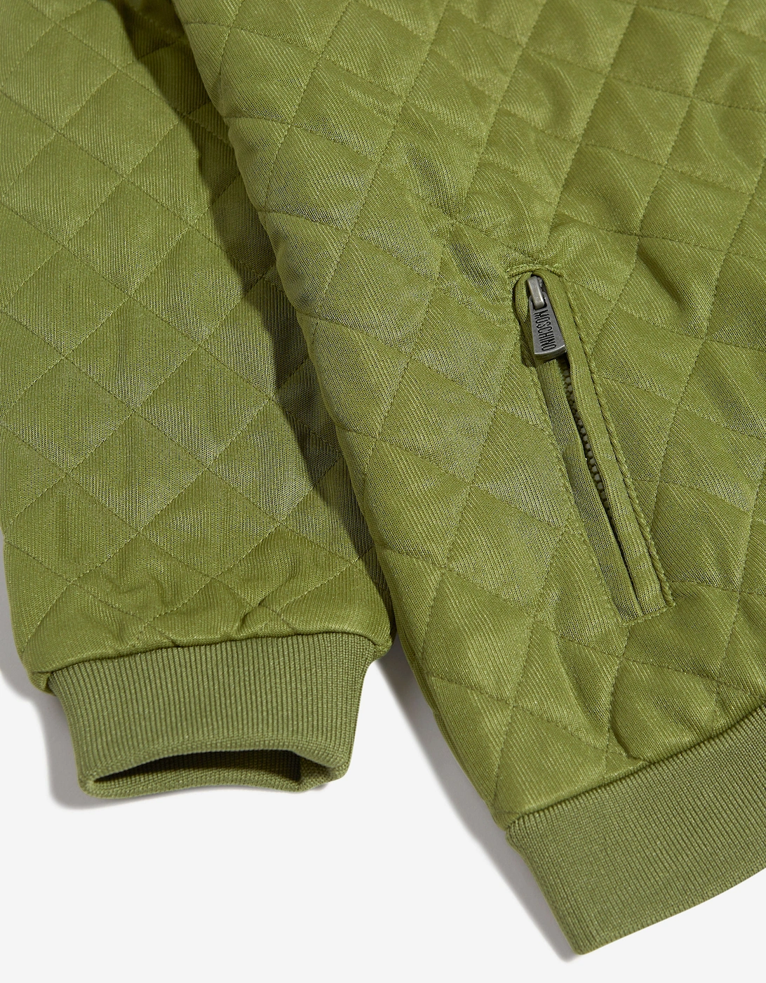 Boys Quilted Sweatshirt in Green