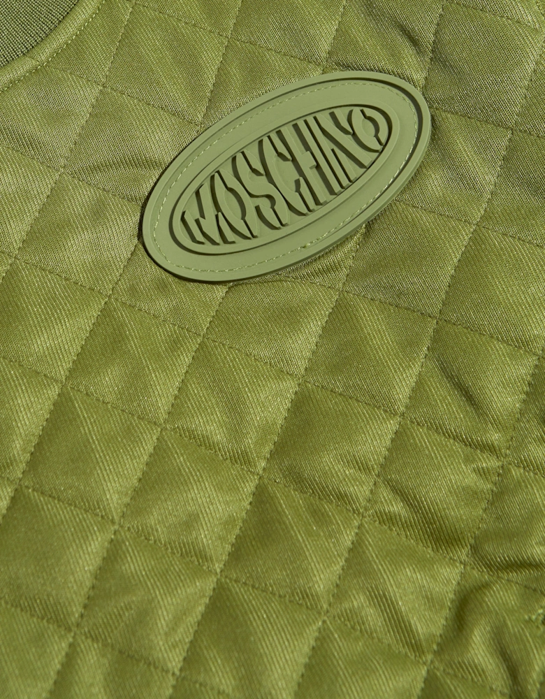 Boys Quilted Sweatshirt in Green