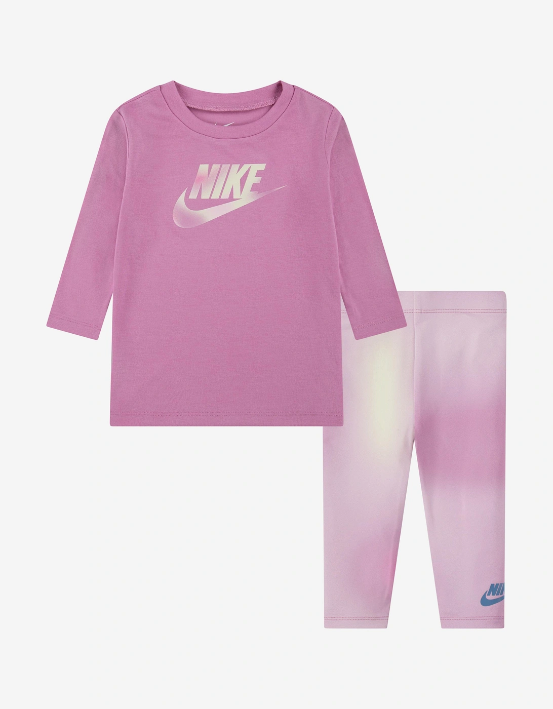 Nike Girls Logo Legging Set in Pink - Size: 18-24 months/2 years
