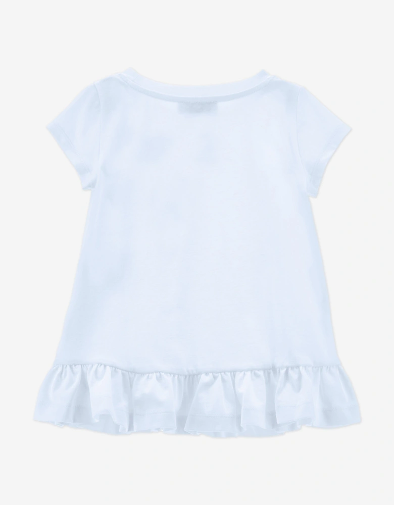 Girls Alice In Wonderland T-Shirt in Blue