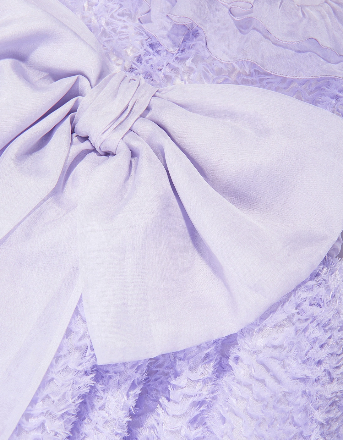 Girls Silk Georgette Occasion Dress in Purple