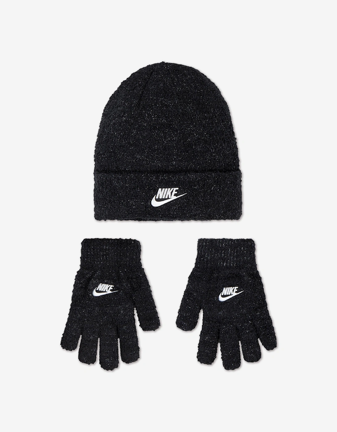Girls Twinkle Cozy Apex Beanie and Glove Set in Black, 5 of 4