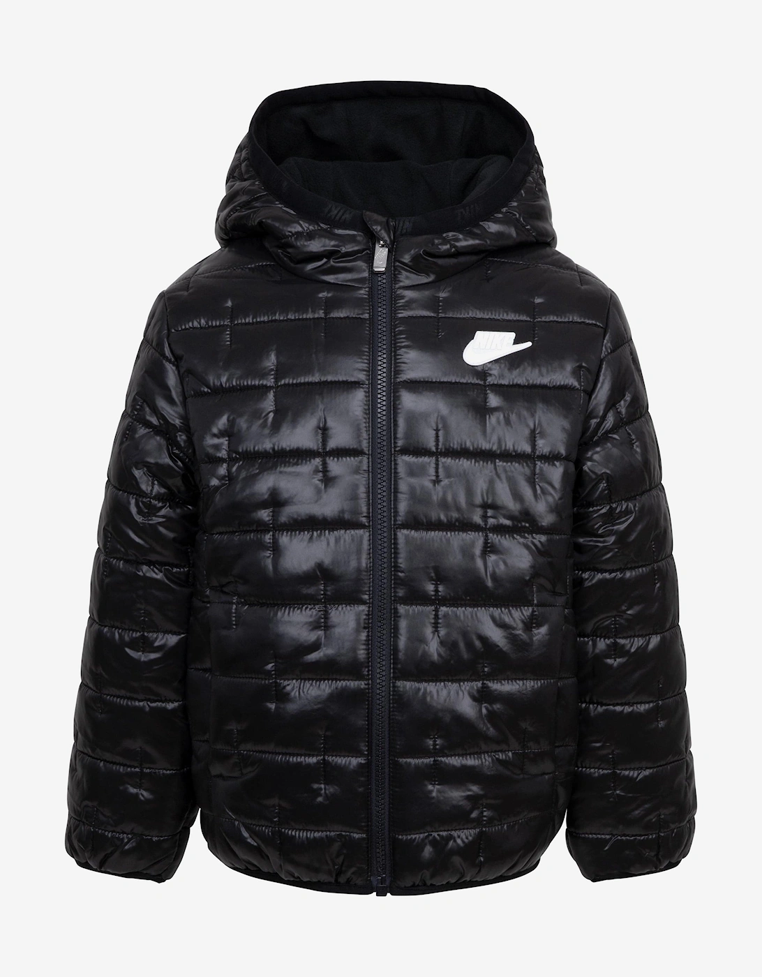 Girls Positive Quilted Jacket in Black, 5 of 4