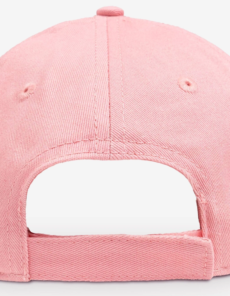 Girls Big Bookish Baseball Cap in Pink