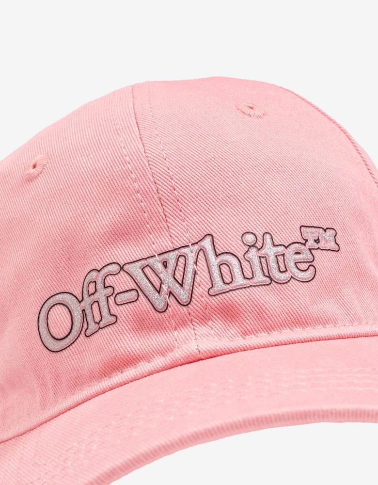 Girls Big Bookish Baseball Cap in Pink