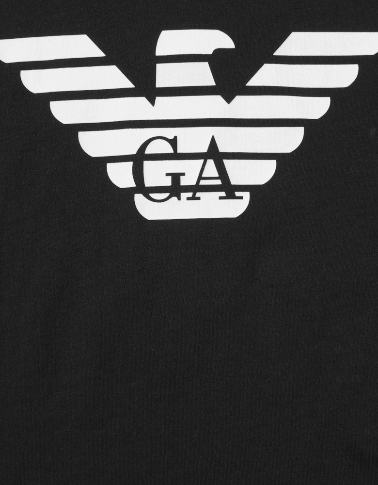 Boys Logo T-Shirt in Black
