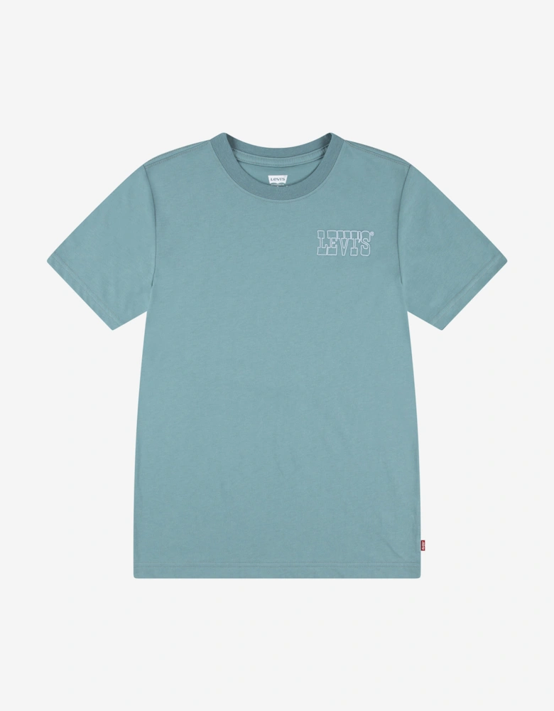 Boys Sun Burst T-Shirt in Green