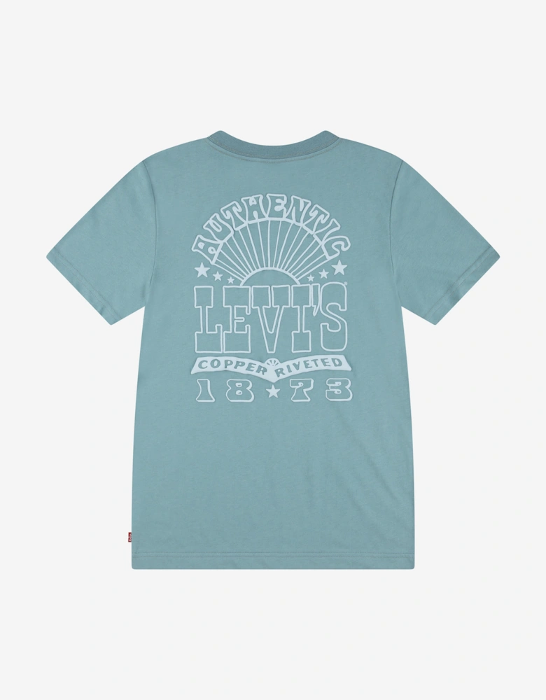 Boys Sun Burst T-Shirt in Green