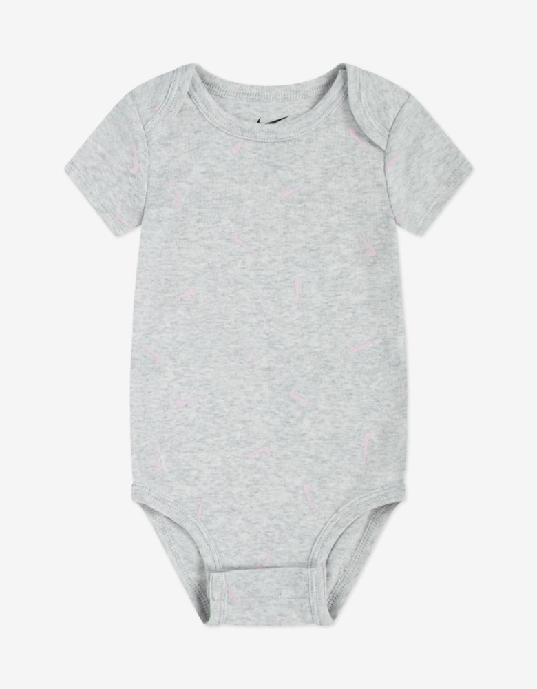 Baby Girls Essentials 3 Pack Bodysuit Set in Pink