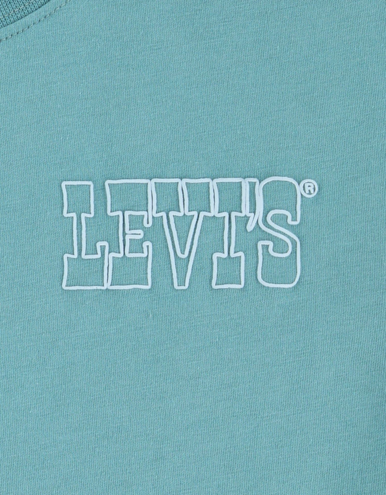 Boys Sun Burst T-Shirt in Green