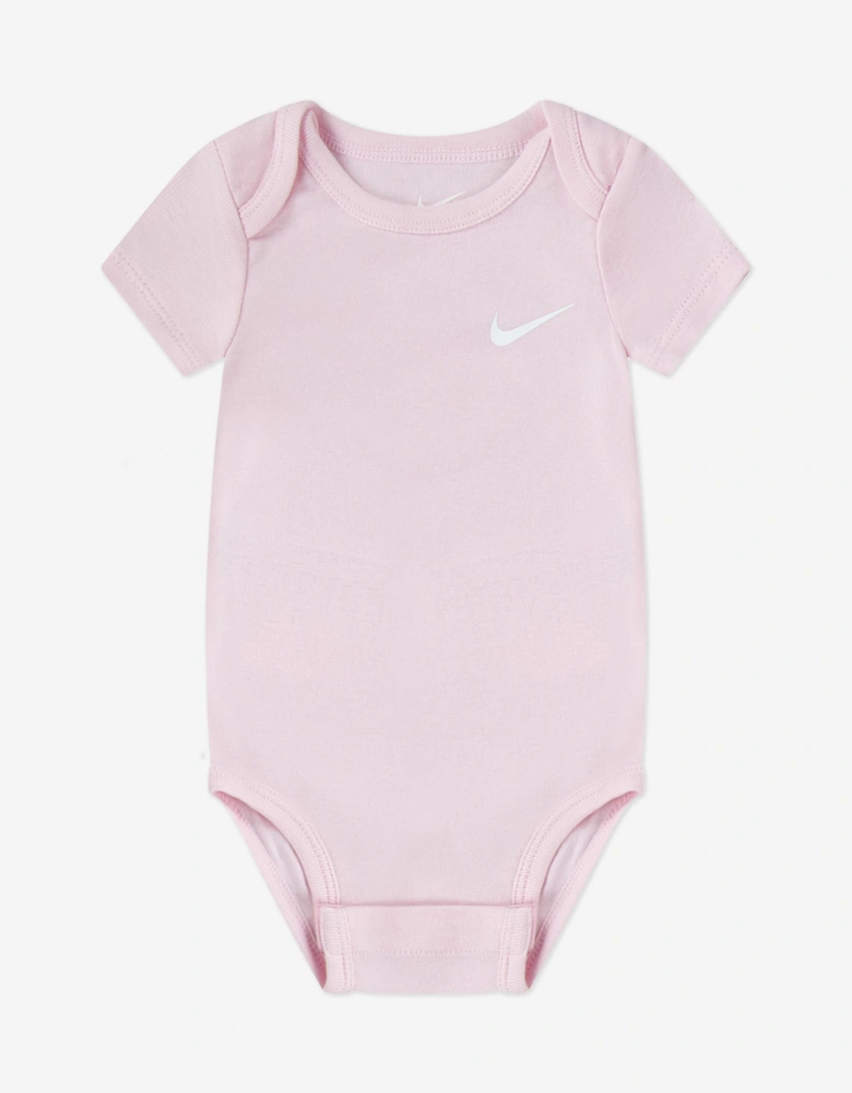 Baby Girls Essentials 3 Pack Bodysuit Set in Pink