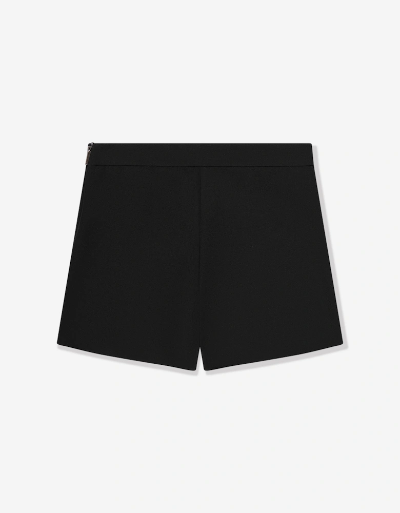 Girls Tech Fabric Skort in Black