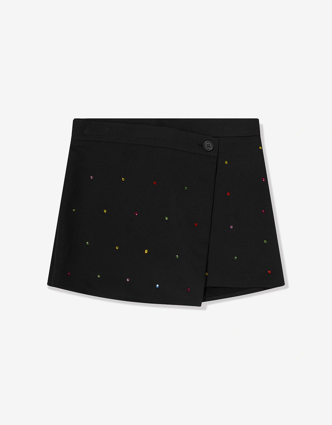Girls Tech Fabric Skort in Black, 5 of 4