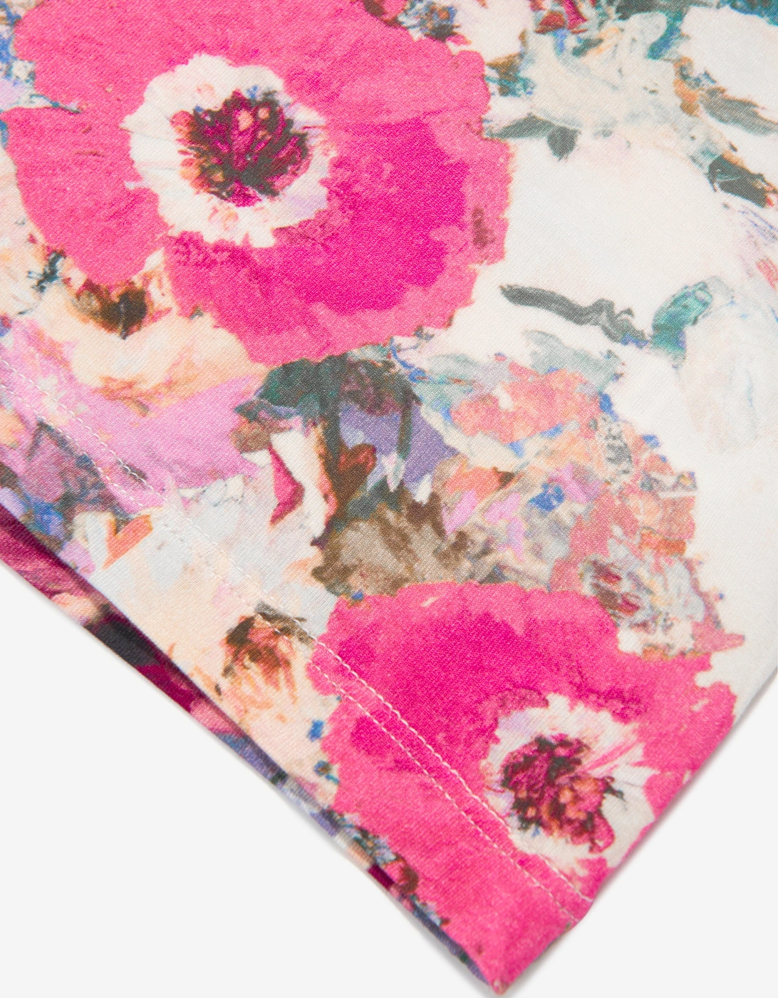 Girls Flower Print T-Shirt in Multicolour