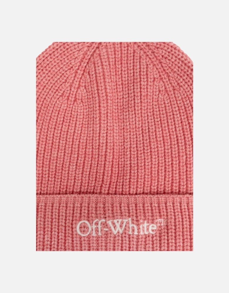 Girls Bookish Beanie Hat in Pink