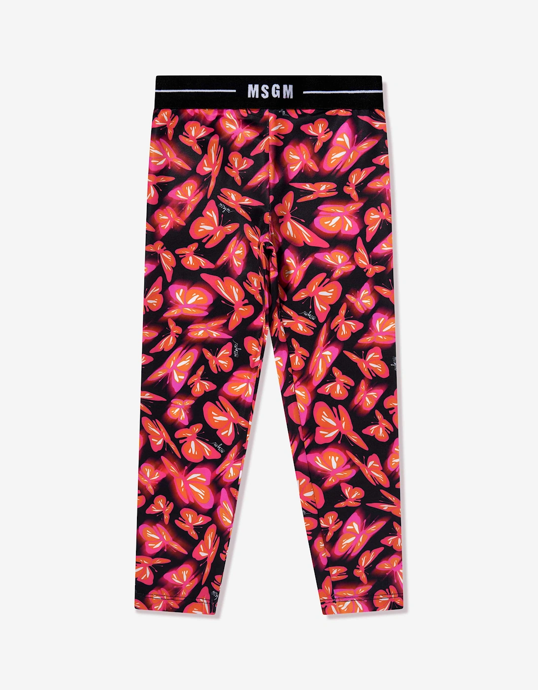 Girls Butterfly Leggings in Pink, 5 of 4