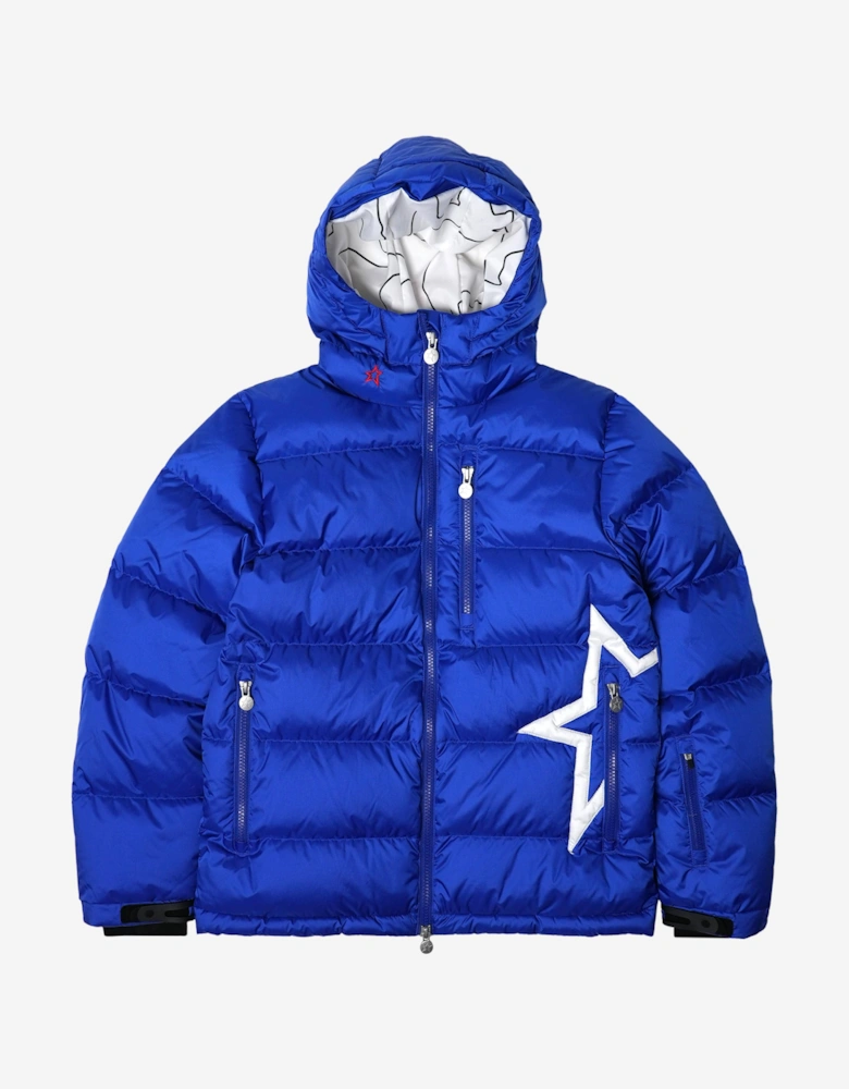 Kids Super Mojo Down Puffer Jacket in Blue
