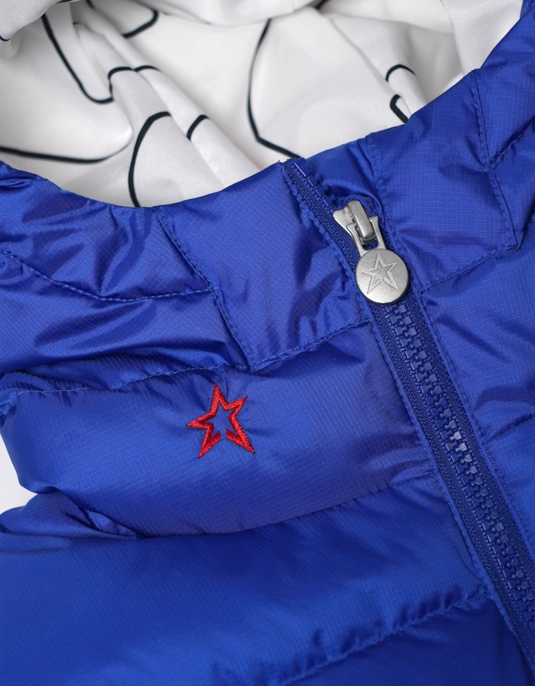 Kids Super Mojo Down Puffer Jacket in Blue