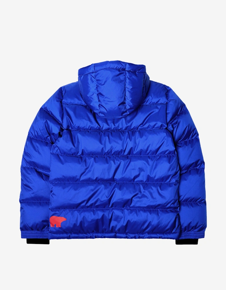 Kids Super Mojo Down Puffer Jacket in Blue