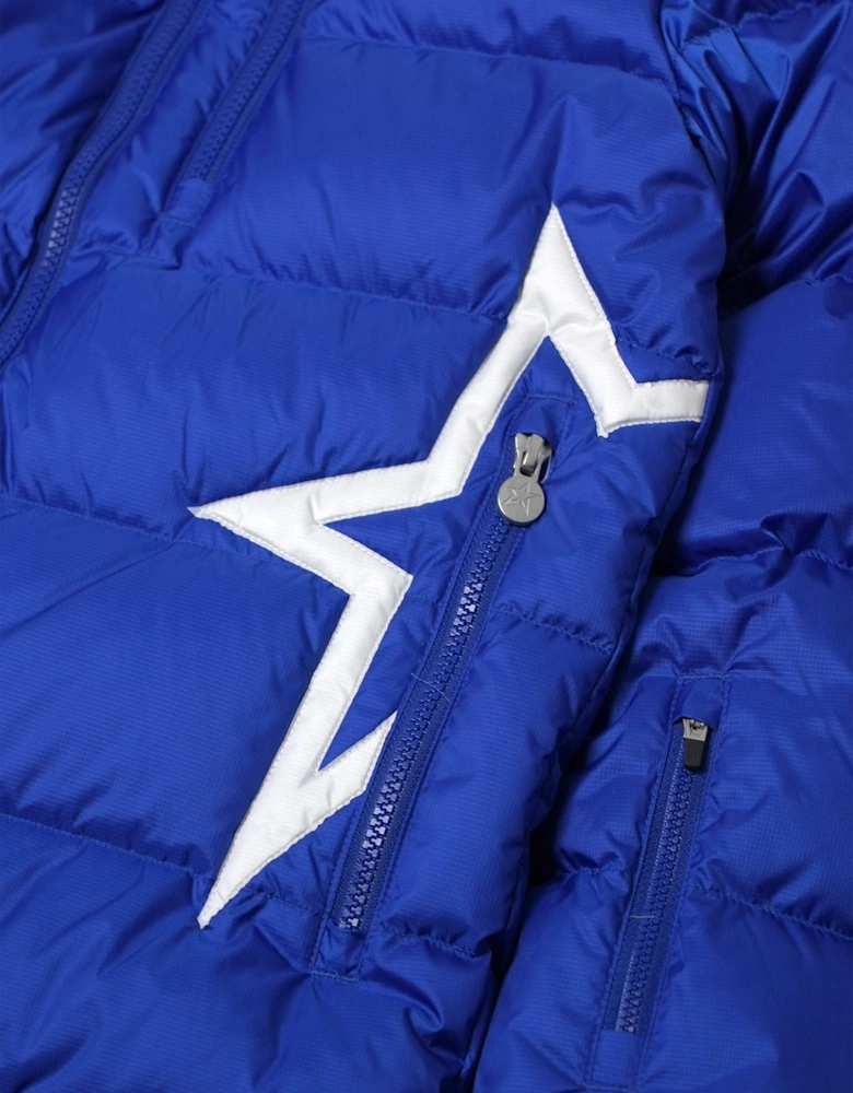 Kids Super Mojo Down Puffer Jacket in Blue