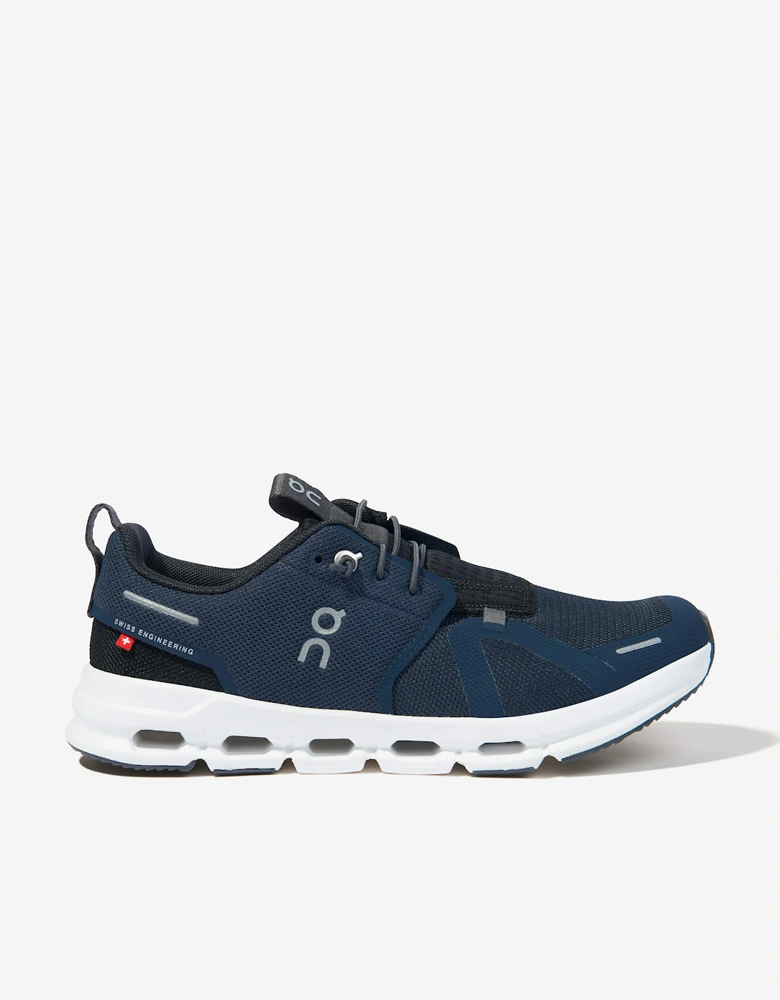 Running Kids Cloud Sky Trainers in Navy, 5 of 4