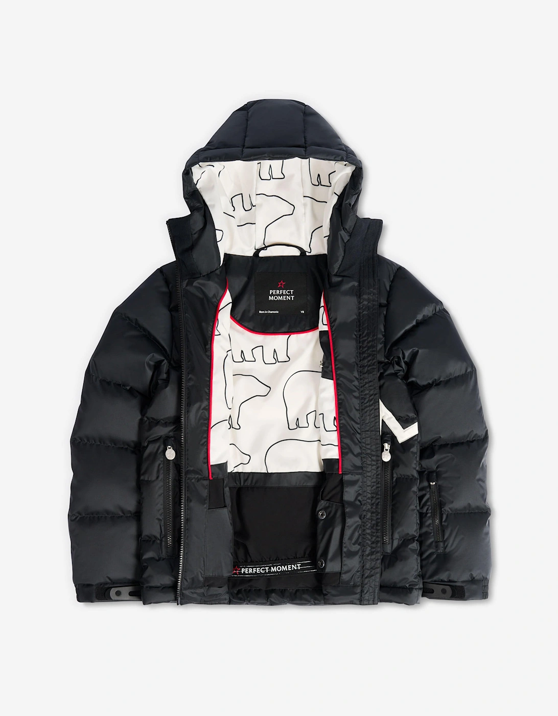 Kids Super Mojo Down Puffer Jacket in Black