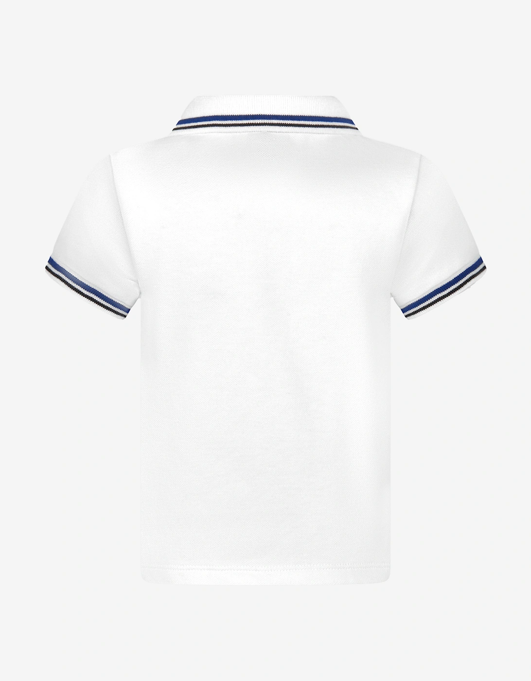 Baby Boys Logo Polo Shirt In White