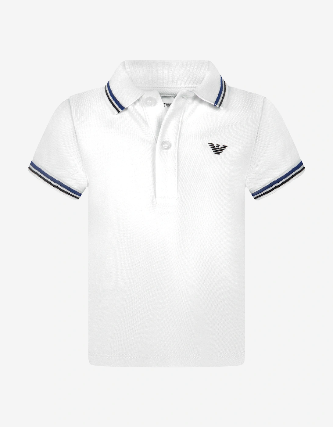 Baby Boys Logo Polo Shirt In White, 5 of 4