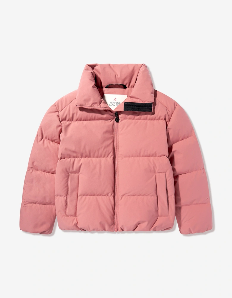 Girls Nuuk Down Puffer Jacket in Pink