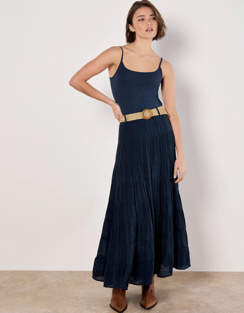 Tiered Maxi Skirt