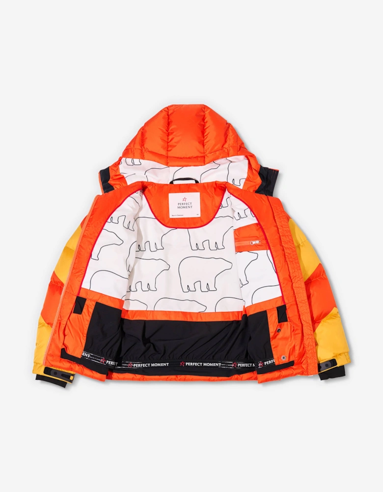 Kids Super Mojo Down Puffer Jacket in Yellow