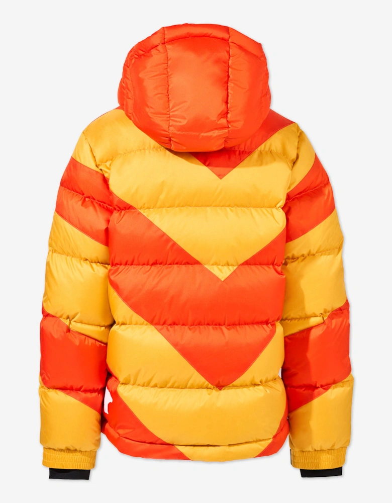 Kids Super Mojo Down Puffer Jacket in Yellow