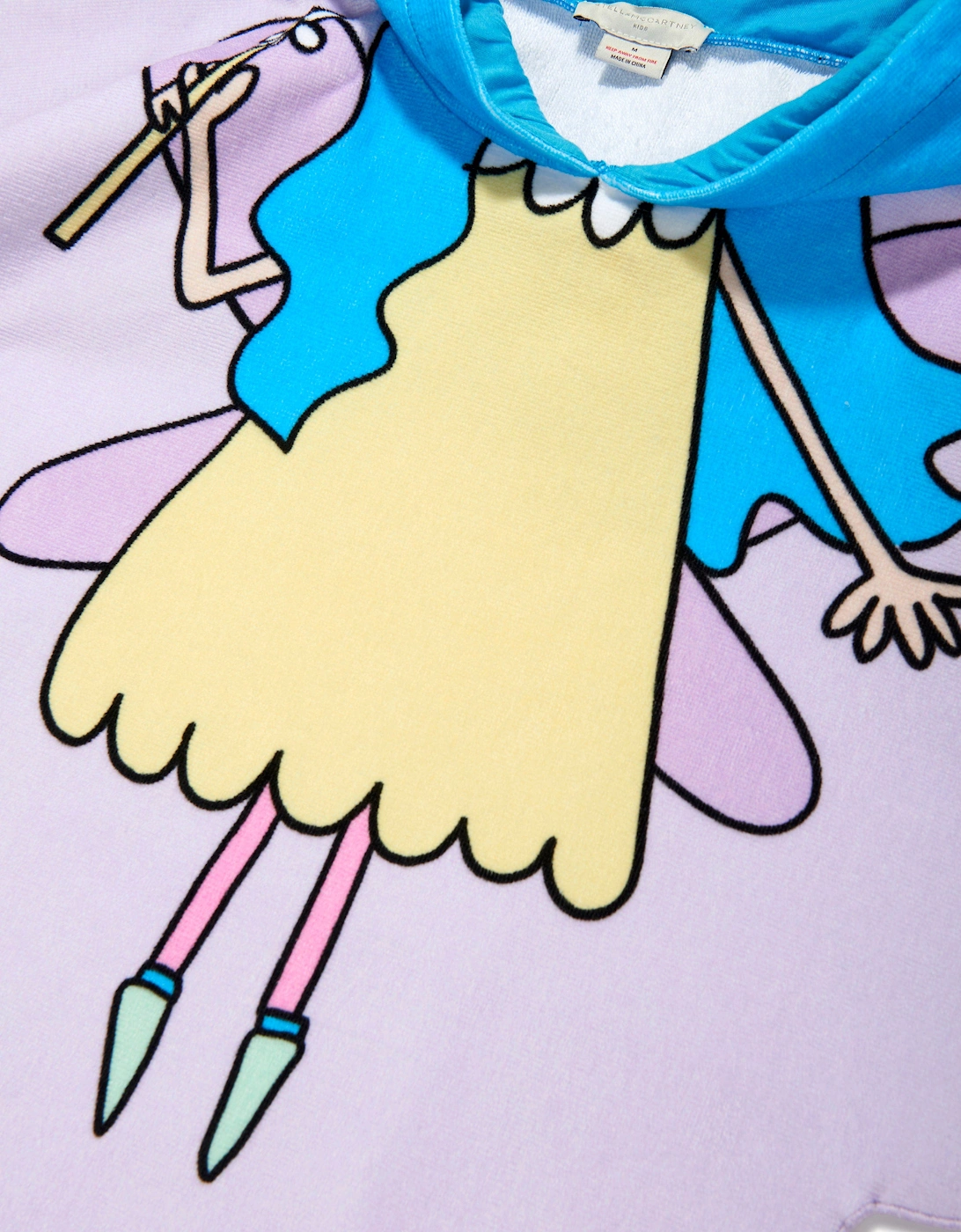 Girls Fairy Hooded Towel in Purple