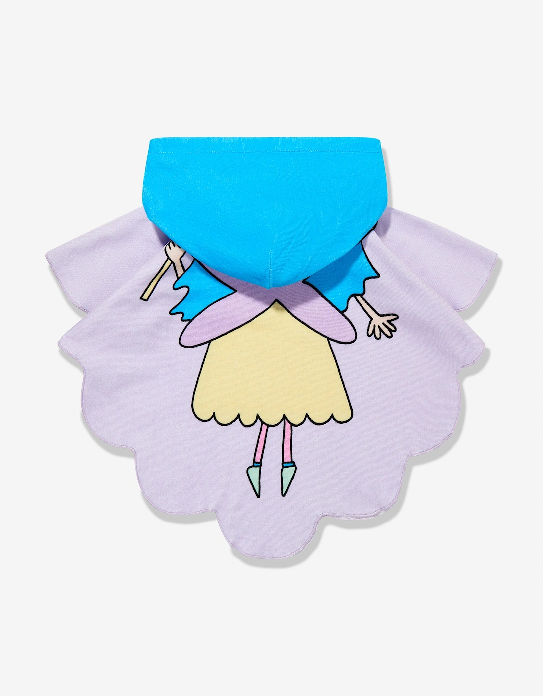 Girls Fairy Hooded Towel in Purple