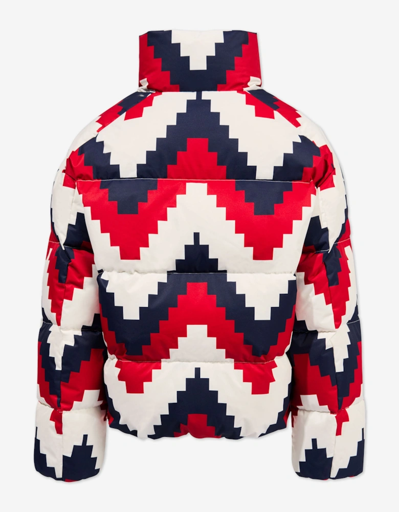 Girls Nuuk Down Puffer Jacket in Red