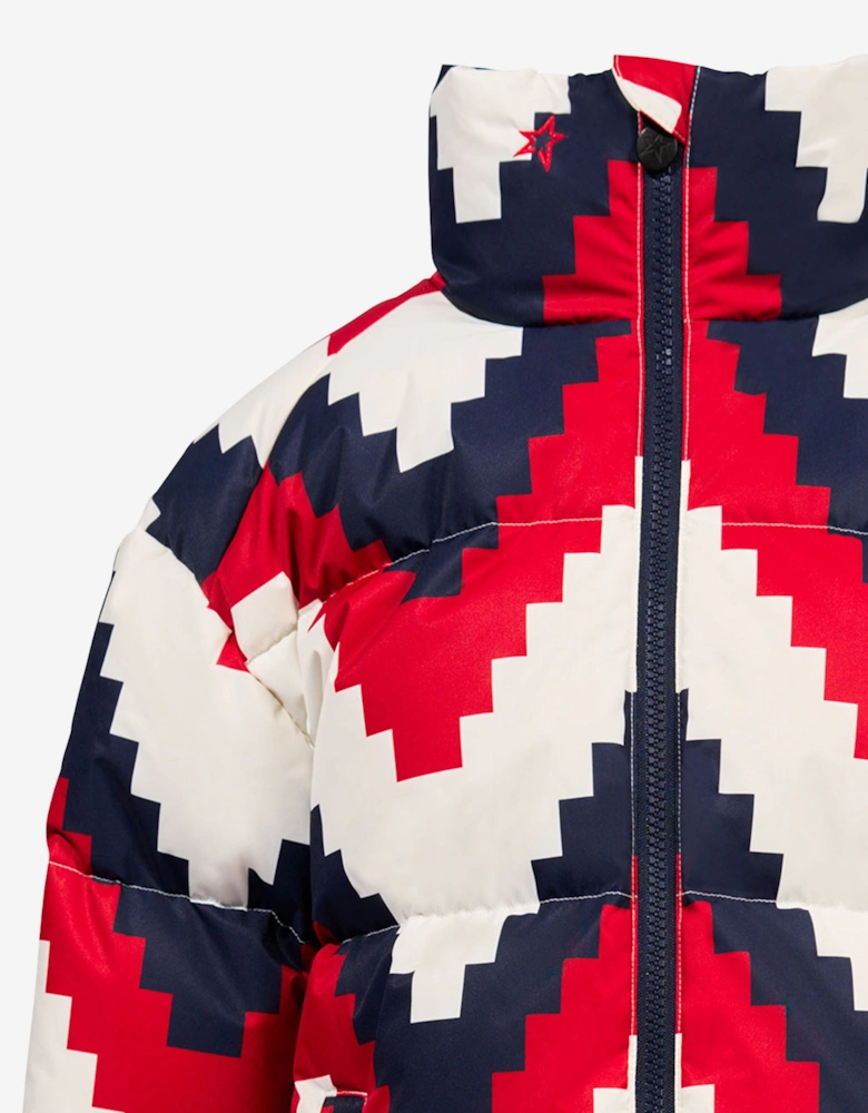 Girls Nuuk Down Puffer Jacket in Red